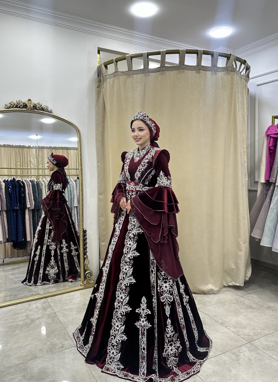 KAFTAN-BORDO