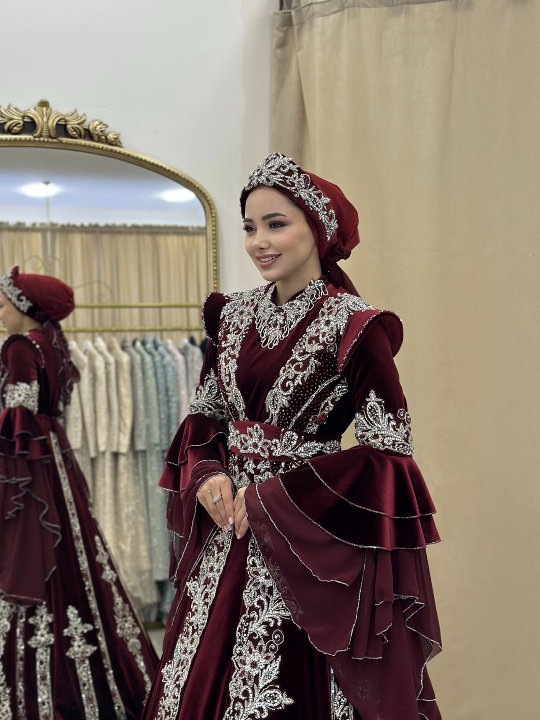 KAFTAN-BORDO - Görsel 2