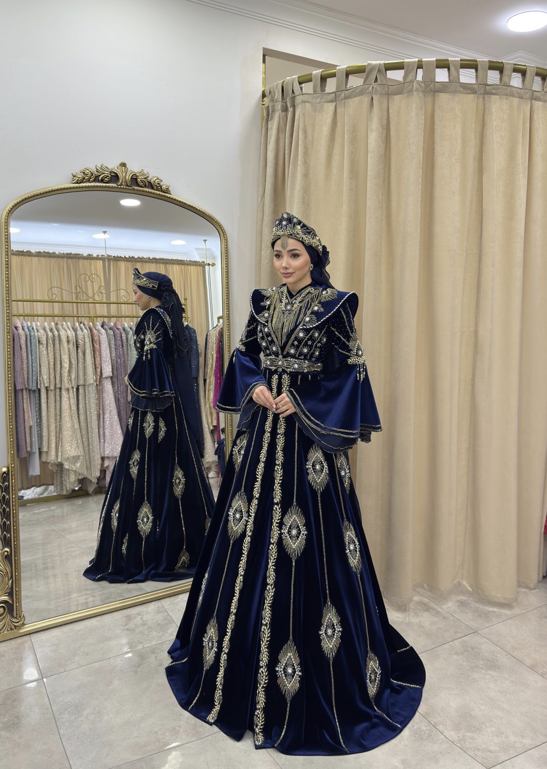 KAFTAN-LACİVERT - Görsel 3