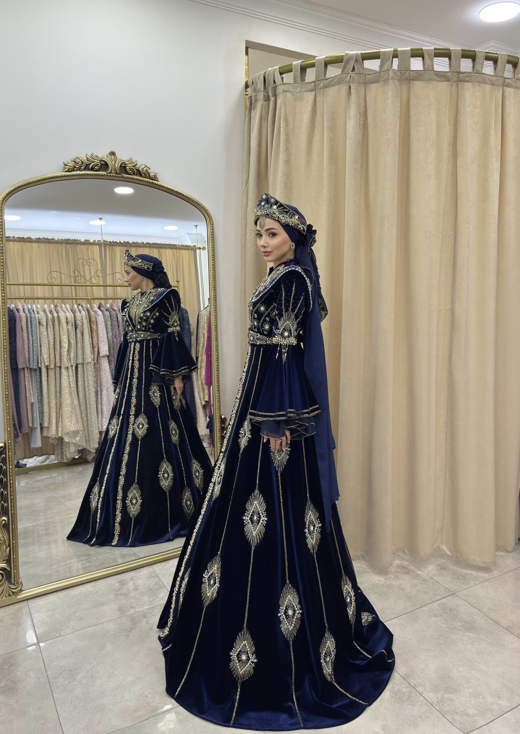 KAFTAN-LACİVERT - Görsel 2